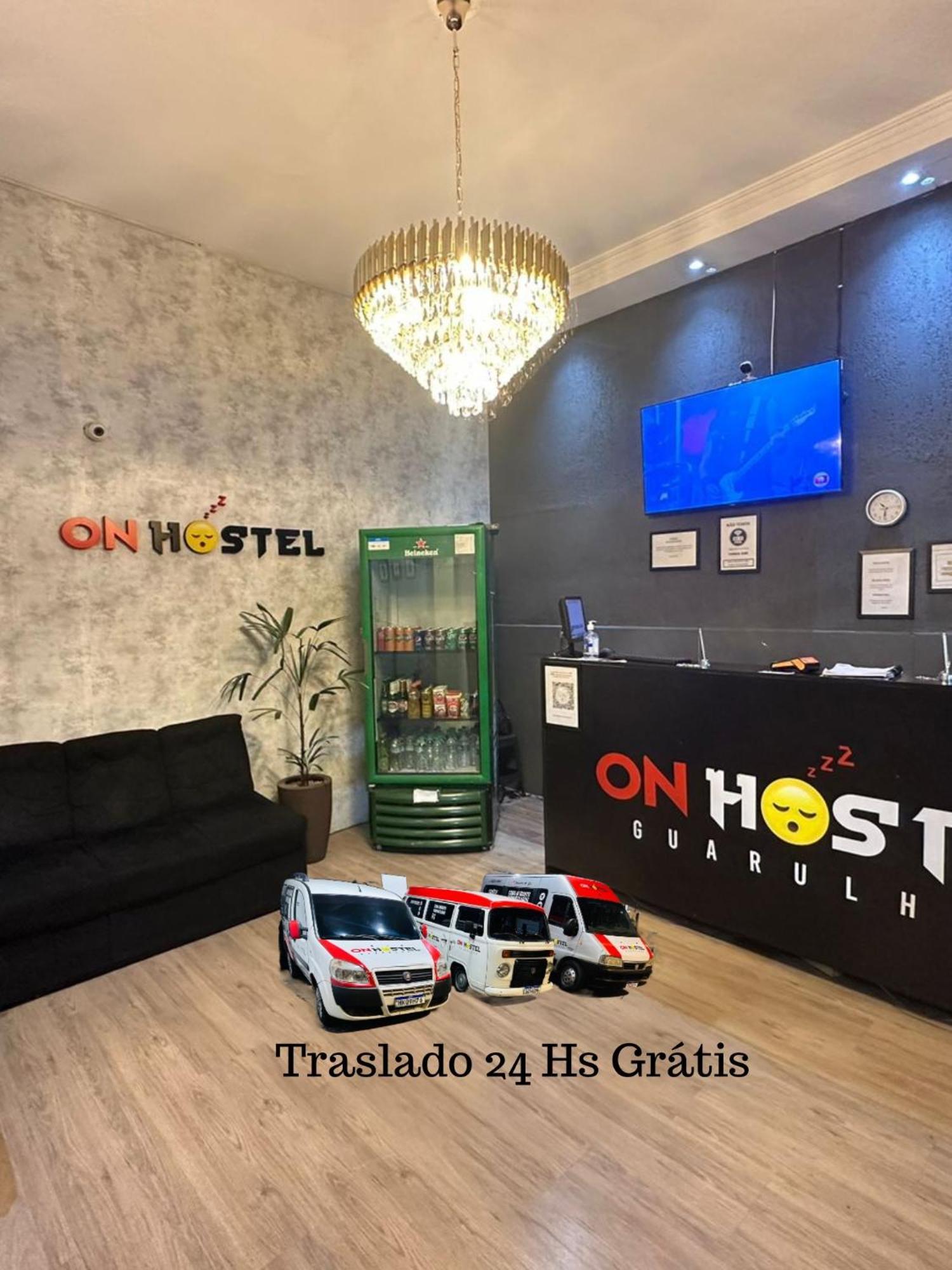 On Hostel II Gru Aeroporto Translado 24 Hs Гуарульюс Экстерьер фото